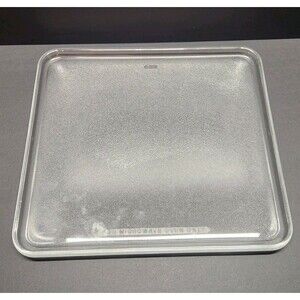 #12 Square Rectangle Glass Replacement Plate Tray 10 5/8 x 12 For Microwave Oven